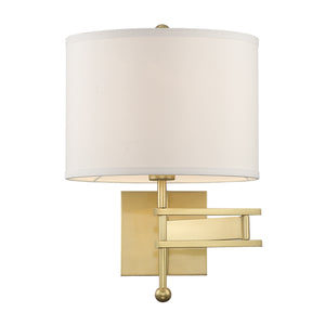 Crystorama - MAR-A8031-AG - One Light Wall Sconce - Marshall - Aged Brass