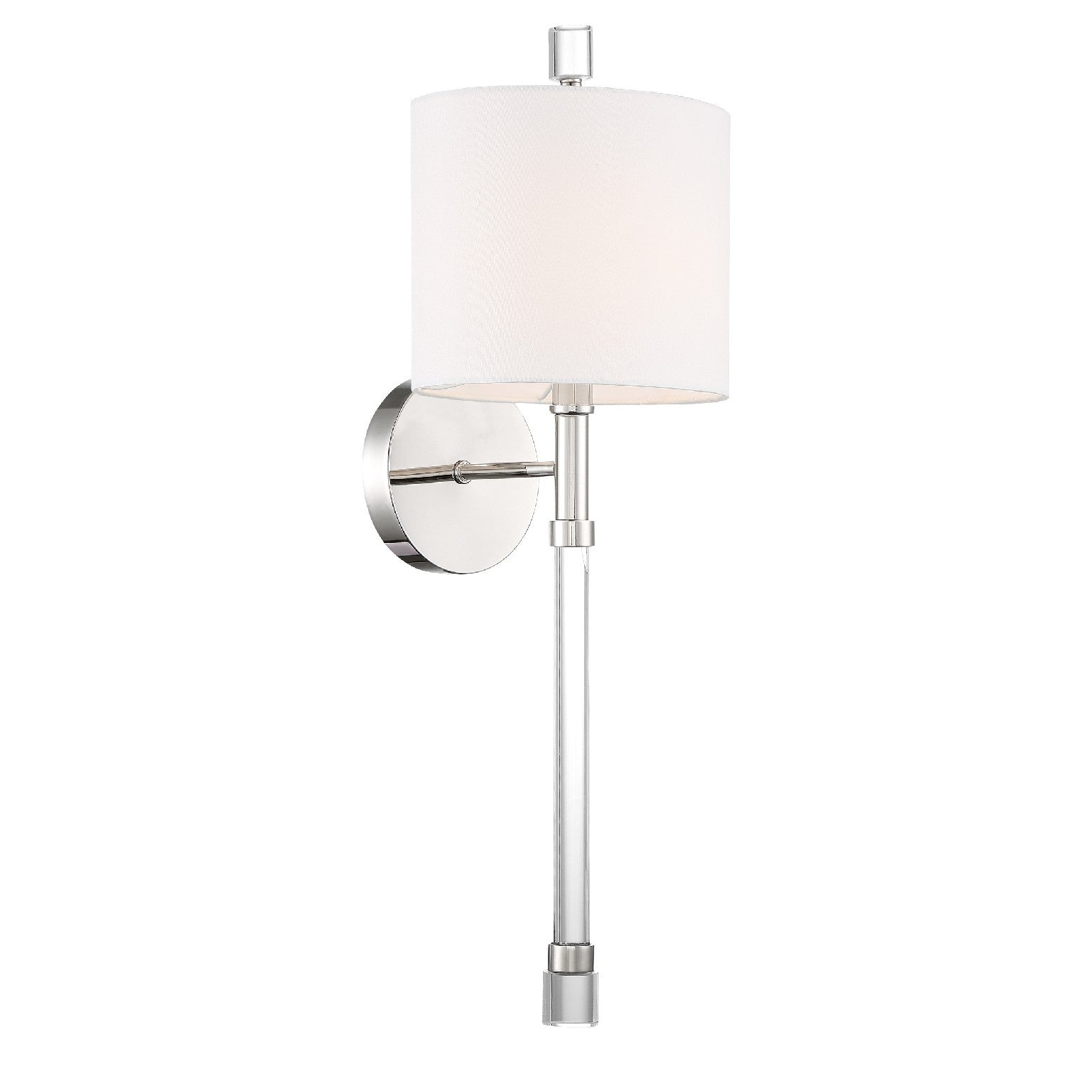 Crystorama - RAC-A3501-PN - One Light Wall Sconce - Rachel - Polished Nickel