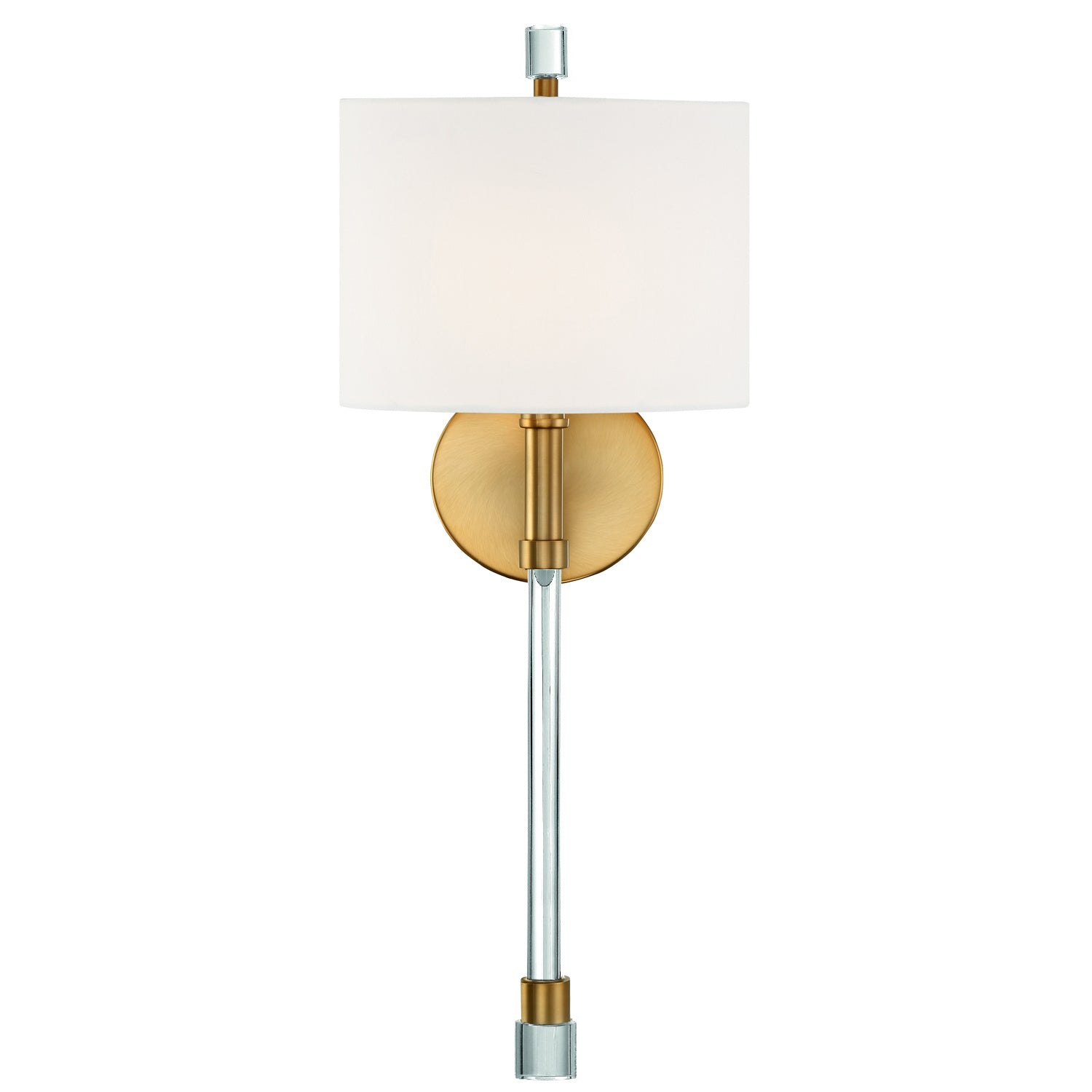 Crystorama - RAC-A3501-VG - One Light Wall Sconce - Rachel - Vibrant Gold