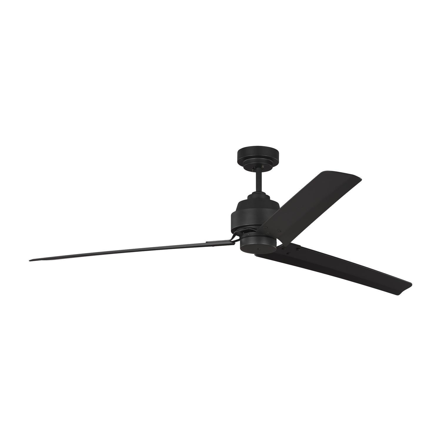 Visual Comfort Fan - 3ARR68MBK - 68"Ceiling Fan - Arcade - Midnight Black