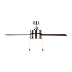 Generation Lighting. - 3SY52BSD - 52"Ceiling Fan - Syrus - Brushed Steel