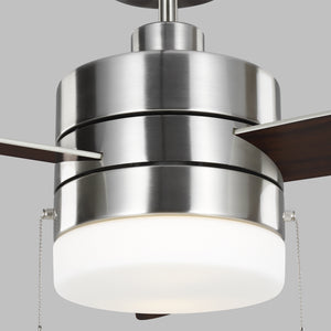 Generation Lighting. - 3SY52BSD - 52" Ceiling Fan - Syrus - Brushed Steel