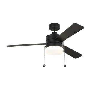 Generation Lighting. - 3SY52MBKD - 52"Ceiling Fan - Syrus - Midnight Black