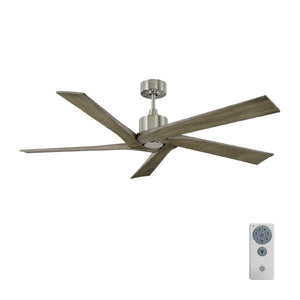 Visual Comfort Fan - 5ASPR56BS - 56" Ceiling Fan - Aspen - Brushed Steel