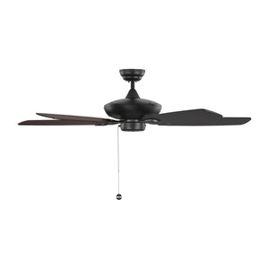 Generation Lighting. - 5COM52MBK - 52"Ceiling Fan - Colony - Midnight Black