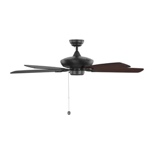 Generation Lighting. - 5COM52MBK - 52"Ceiling Fan - Colony - Midnight Black