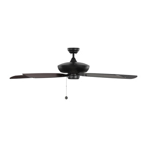 Generation Lighting. - 5CSM60MBK - 60"Ceiling Fan - Colony - Midnight Black