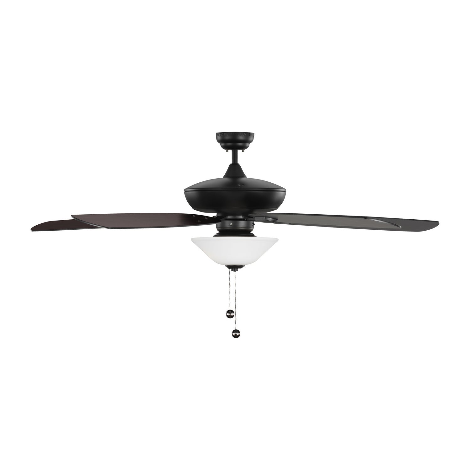 Generation Lighting. - 5CSM60MBKD-V1 - 60"Ceiling Fan - Colony - Midnight Black