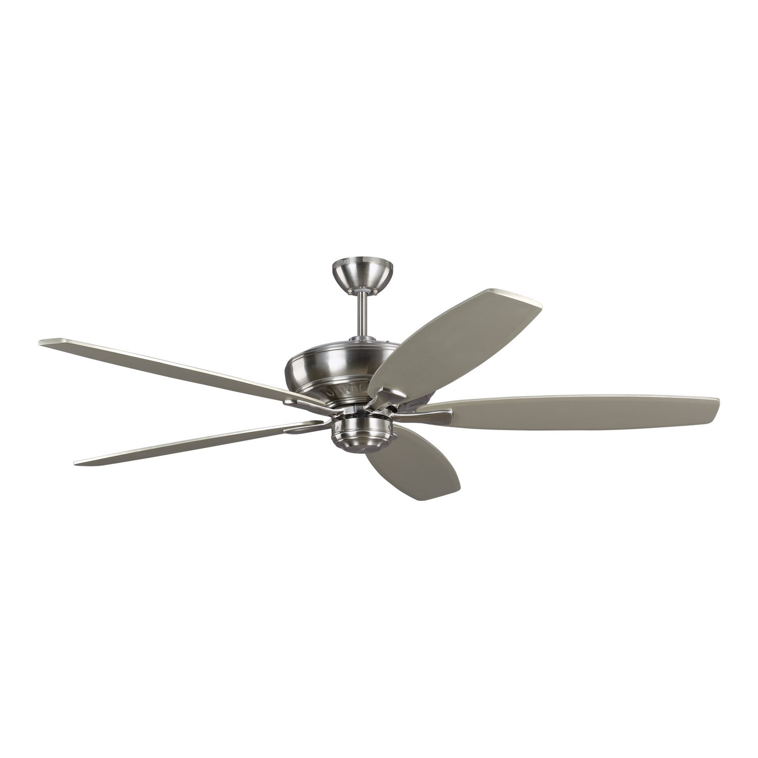 Generation Lighting. - 5DVR60BS - 60"Ceiling Fan - Dover - Brushed Steel