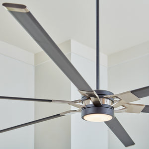 Visual Comfort Fan - 6LFR96MBKD - 96"Ceiling Fan - Loft - Midnight Black