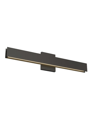 Visual Comfort Modern - 700BCBAU24B-LED930-277 - LED Bath - Bau - Nightshade Black