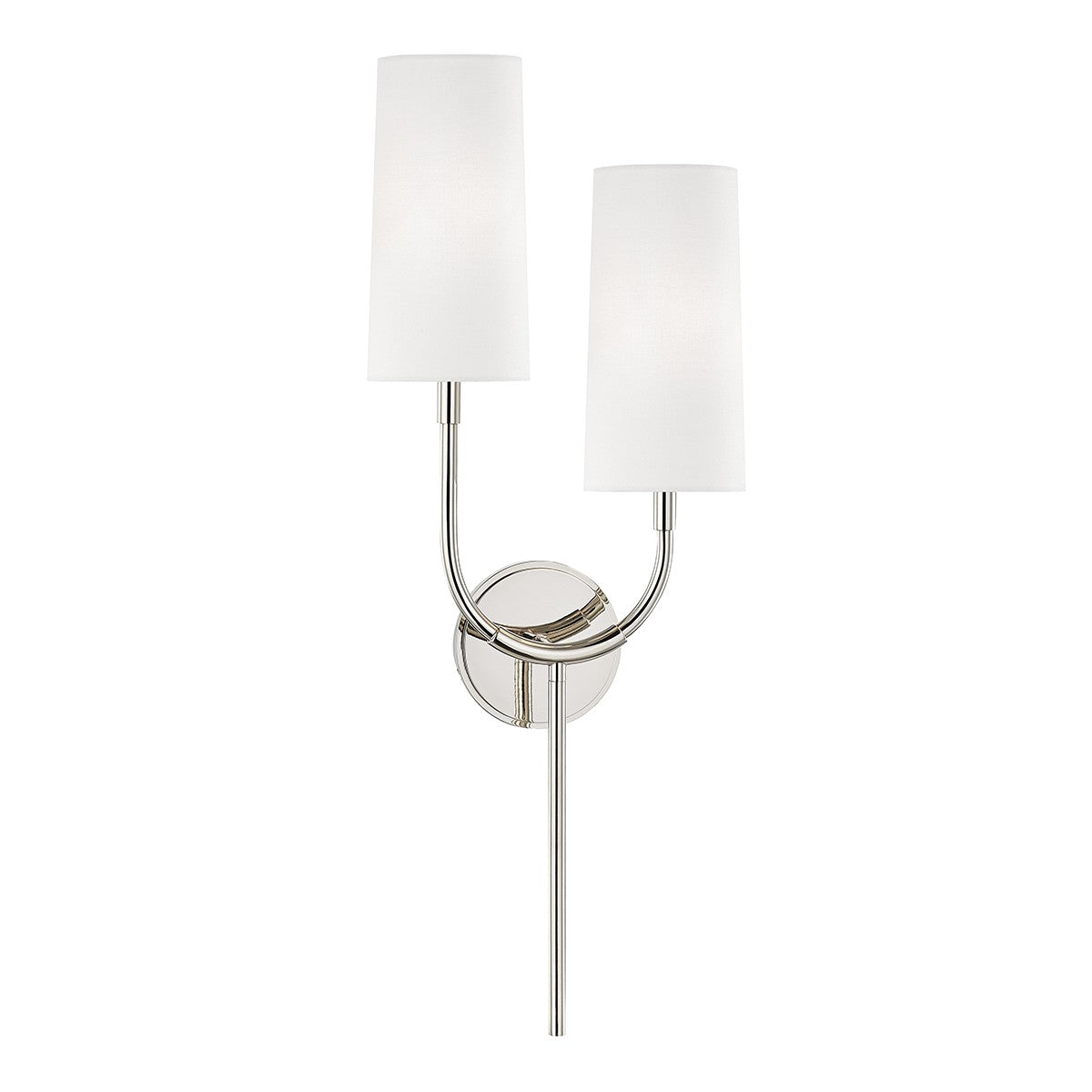 Hudson Valley - 1422-PN - Two Light Wall Sconce - Vesper - Polished Nickel