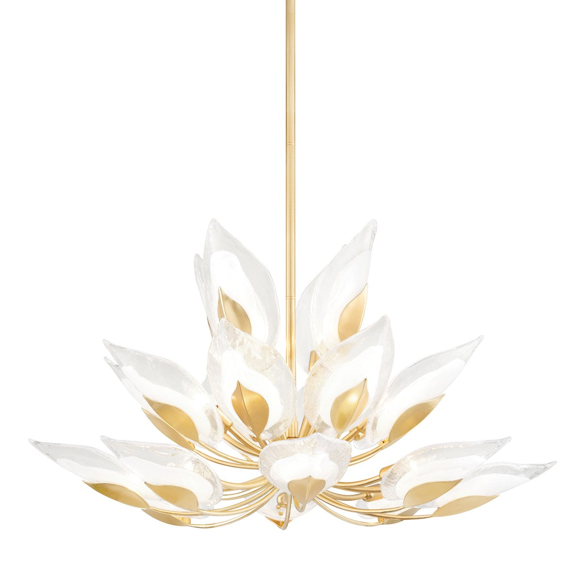 Hudson Valley - 4840-GL - 20 Light Chandelier - Blossom - Gold Leaf