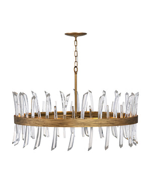 Fredrick Ramond - FR30905BNG - LED Chandelier - Revel - Burnished Gold