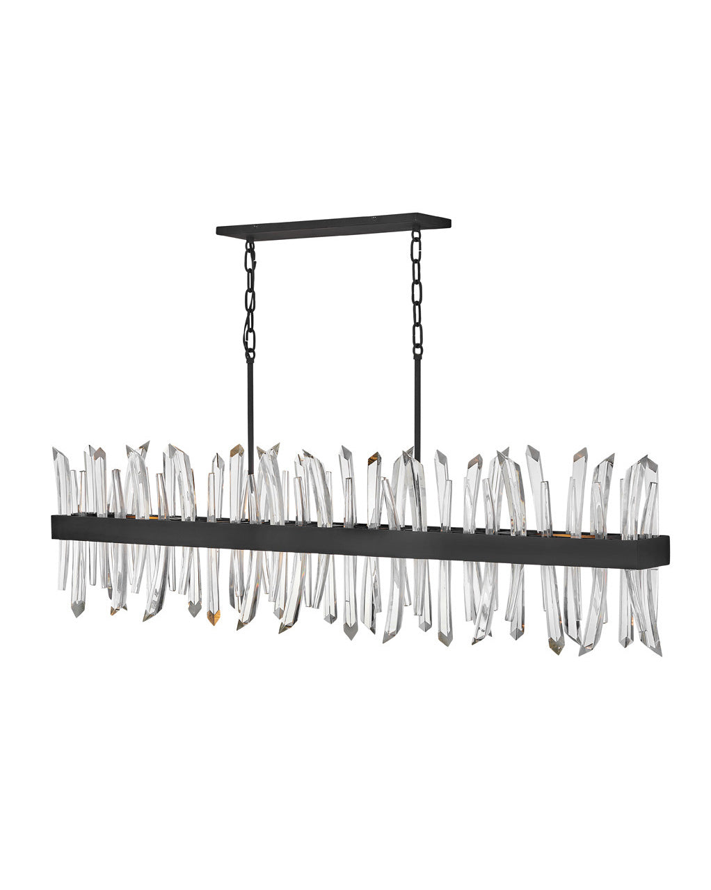 Fredrick Ramond - FR30909BLK - LED Linear Chandelier - Revel - Black