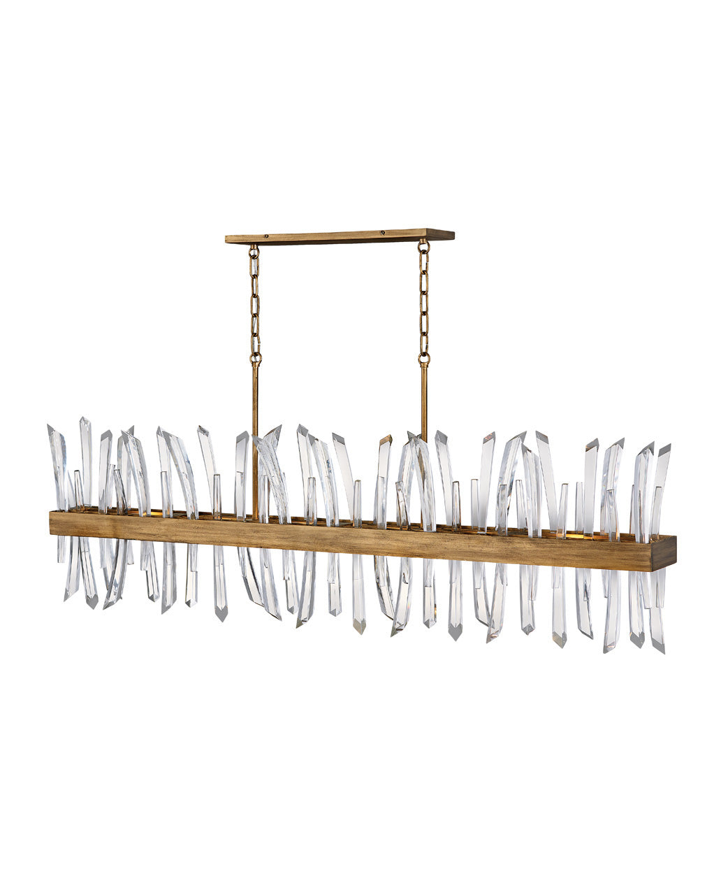 Fredrick Ramond - FR30909BNG - LED Linear Chandelier - Revel - Burnished Gold