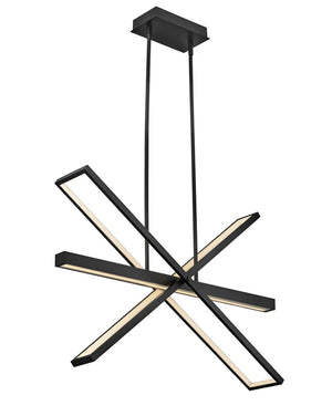 Fredrick Ramond - FR34806BLK - LED Linear Pendant - Tangent - Black