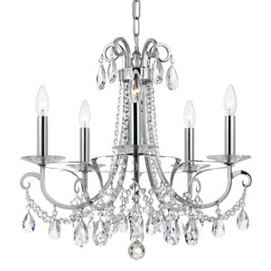 Crystorama - 6825-CH-CL-S - Five Light Chandelier - Othello - Polished Chrome