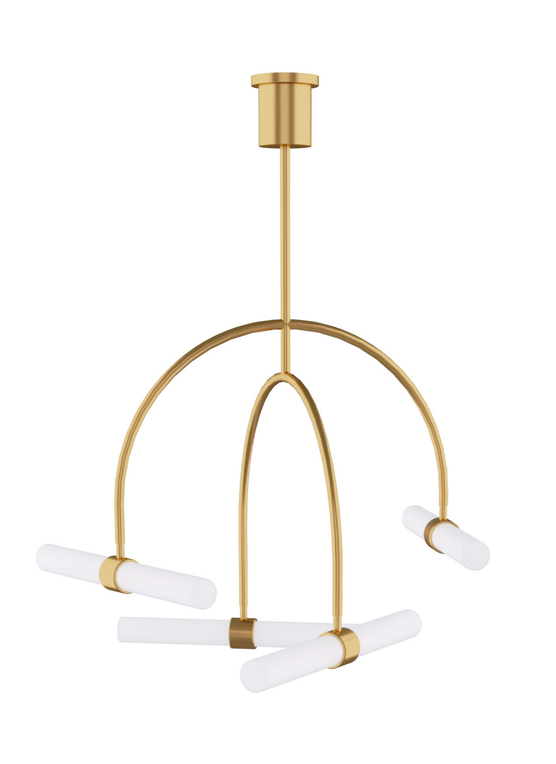 Visual Comfort Modern - 700CLM4NB-LED930 - LED Chandelier - Calumn - Natural Brass