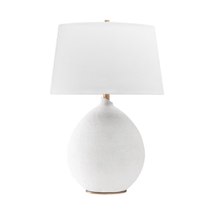 Hudson Valley - L1361-WH - One Light Table Lamp - Denali - White