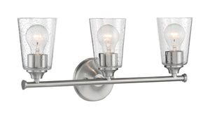 Nuvo Lighting - 60-7183 - Three Light Vanity - Bransel - Brushed Nickel