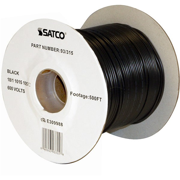 Satco - 93-313 - Bulk Wire - Black