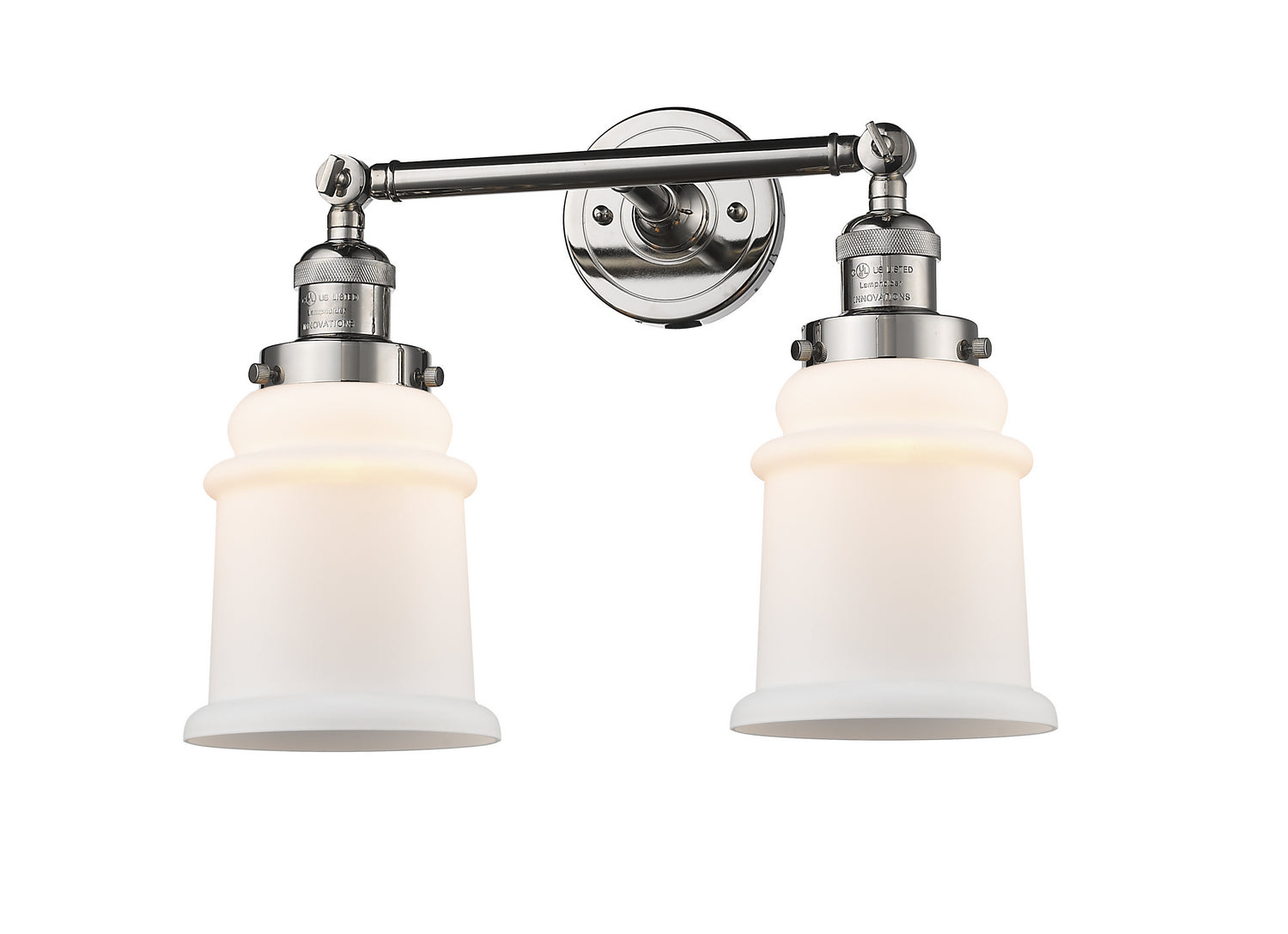 Innovations - 208-PN-G181 - Two Light Bath Vanity - Franklin Restoration - Polished Nickel