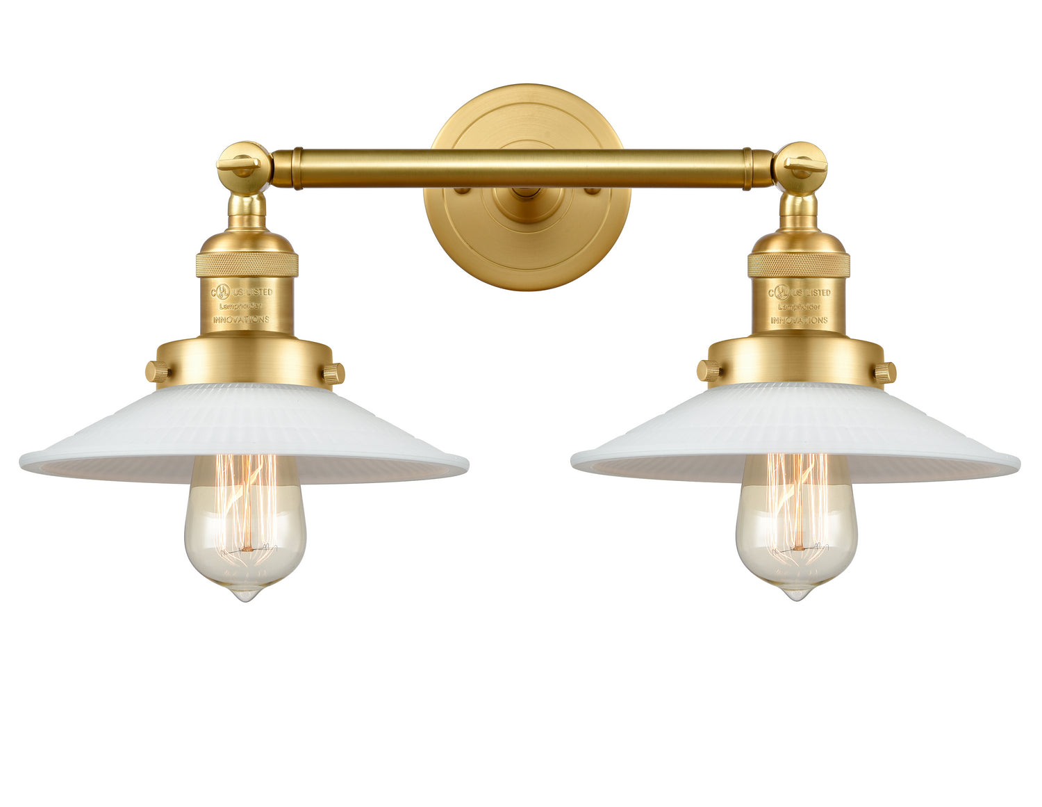 Innovations - 208-SG-G1 - Two Light Bath Vanity - Franklin Restoration - Satin Gold