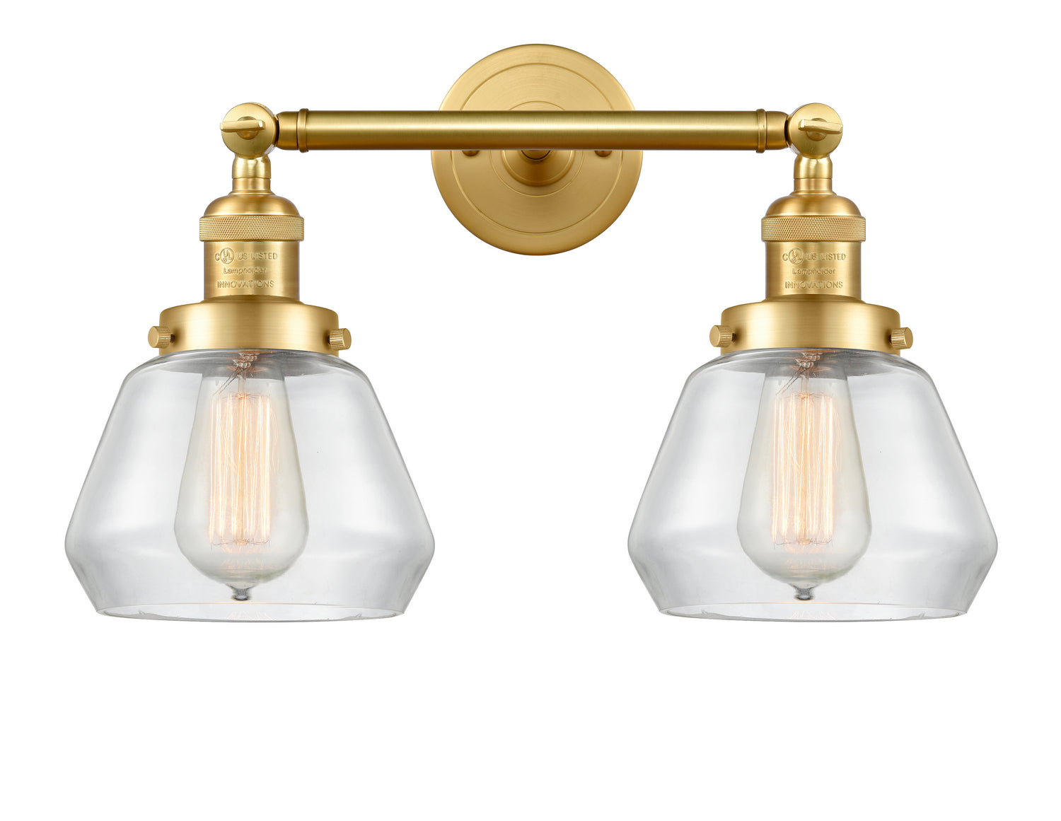 Innovations - 208-SG-G172 - Two Light Bath Vanity - Franklin Restoration - Satin Gold