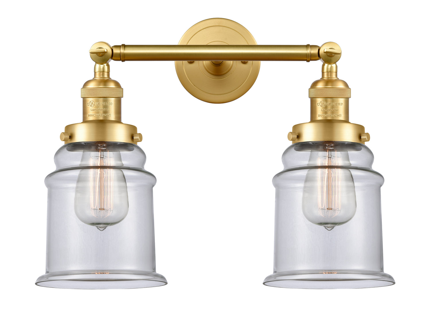 Innovations - 208-SG-G182 - Two Light Bath Vanity - Franklin Restoration - Satin Gold