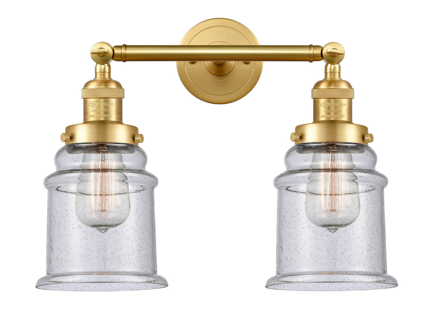 Innovations - 208-SG-G184 - Two Light Bath Vanity - Franklin Restoration - Satin Gold