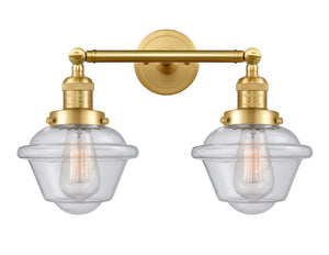 Innovations - 208-SG-G534 - Two Light Bath Vanity - Franklin Restoration - Satin Gold