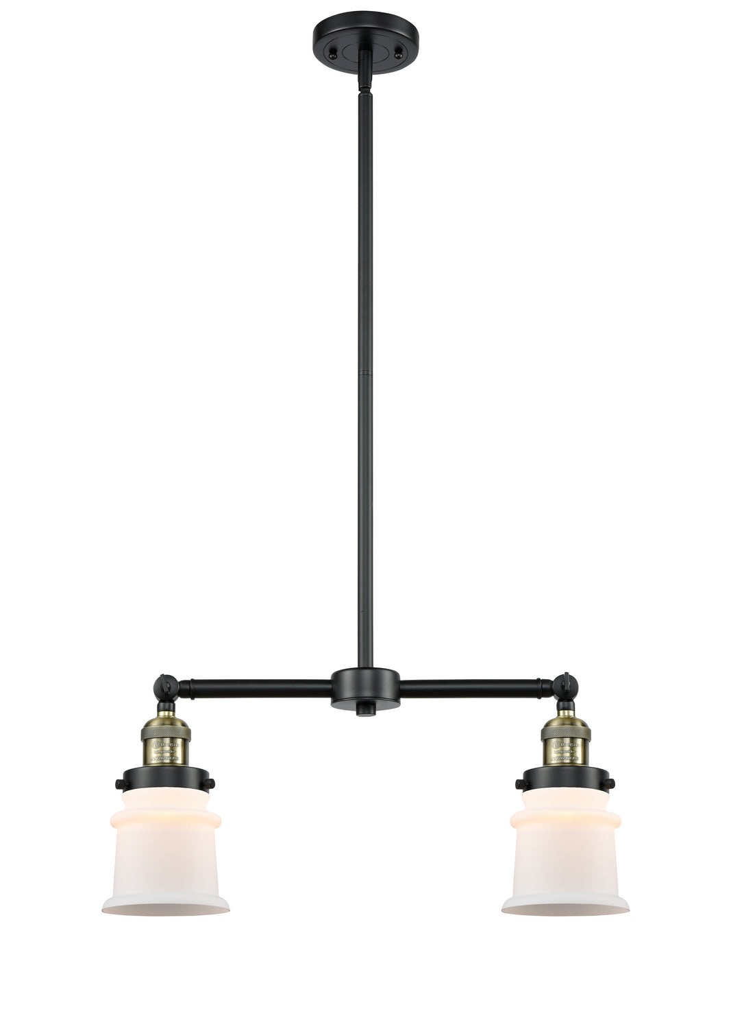 Innovations - 209-BAB-G181S - Two Light Island Pendant - Franklin Restoration - Black Antique Brass