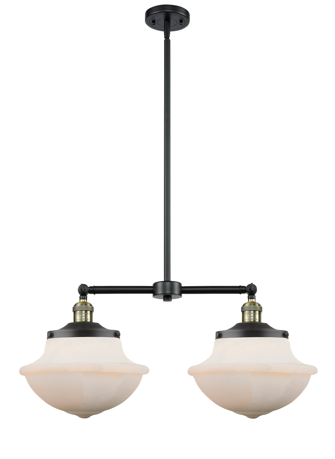 Innovations - 209-BAB-G541 - Two Light Island Pendant - Franklin Restoration - Black Antique Brass