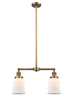 Innovations - 209-BB-G181 - Two Light Island Pendant - Franklin Restoration - Brushed Brass