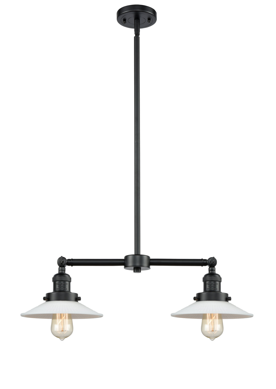 Innovations - 209-OB-G1 - Two Light Island Pendant - Franklin Restoration - Oil Rubbed Bronze