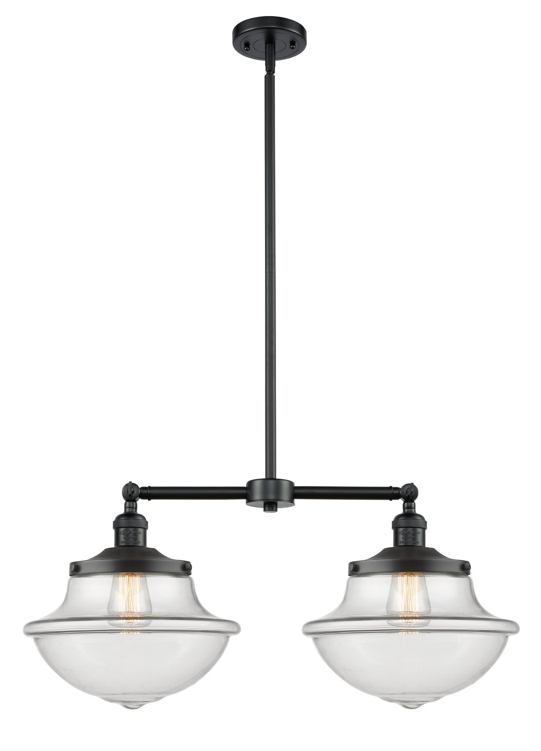 Innovations - 209-OB-G542 - Two Light Island Pendant - Franklin Restoration - Oil Rubbed Bronze