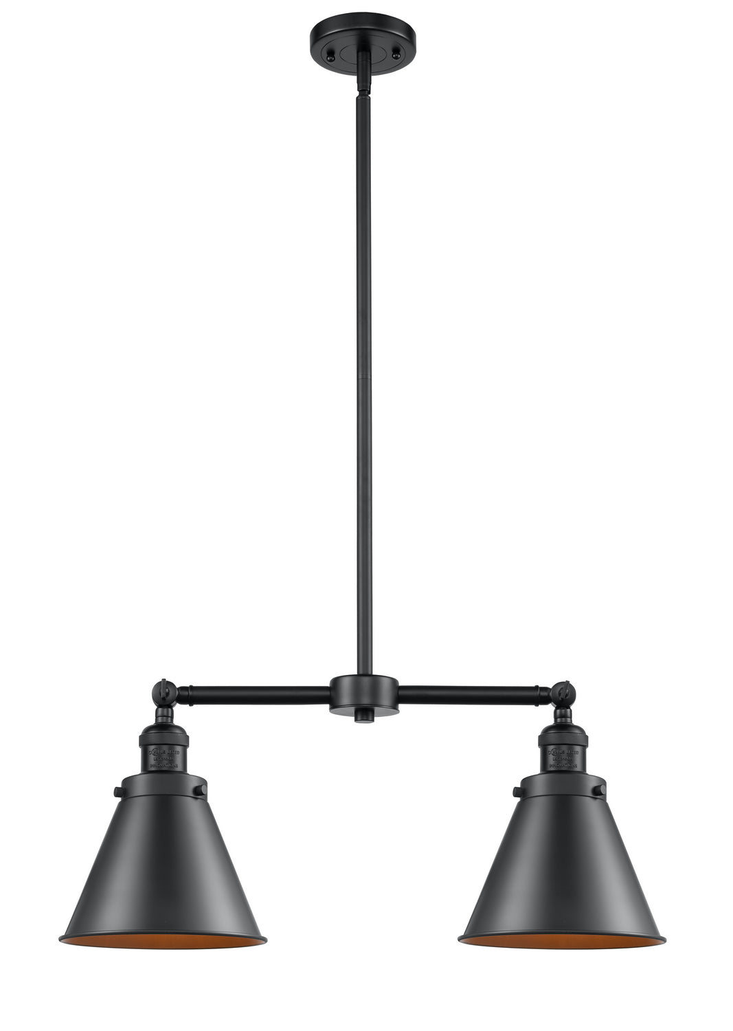 Innovations - 209-OB-M13-OB - Two Light Island Pendant - Franklin Restoration - Oil Rubbed Bronze