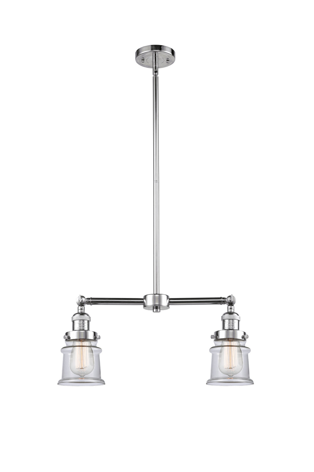 Innovations - 209-PC-G182S - Two Light Island Pendant - Franklin Restoration - Polished Chrome