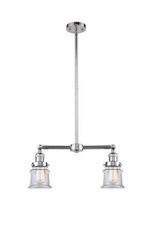 Innovations - 209-PC-G182S - Two Light Island Pendant - Franklin Restoration - Polished Chrome