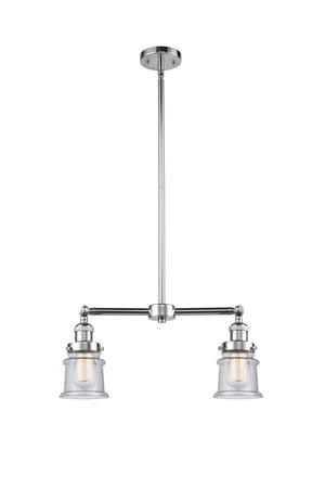 Innovations - 209-PC-G184S - Two Light Island Pendant - Franklin Restoration - Polished Chrome