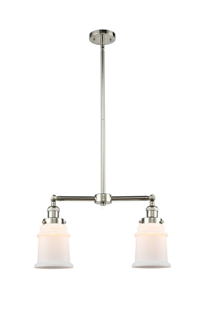 Innovations - 209-PN-G181 - Two Light Island Pendant - Franklin Restoration - Polished Nickel