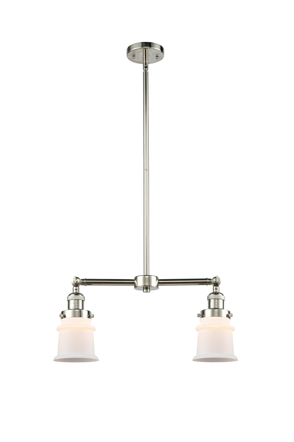 Innovations - 209-PN-G181S - Two Light Island Pendant - Franklin Restoration - Polished Nickel