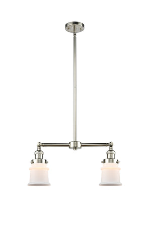 Innovations - 209-PN-G181S - Two Light Island Pendant - Franklin Restoration - Polished Nickel