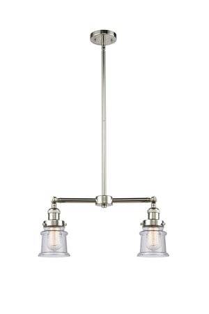 Innovations - 209-PN-G184S - Two Light Island Pendant - Franklin Restoration - Polished Nickel