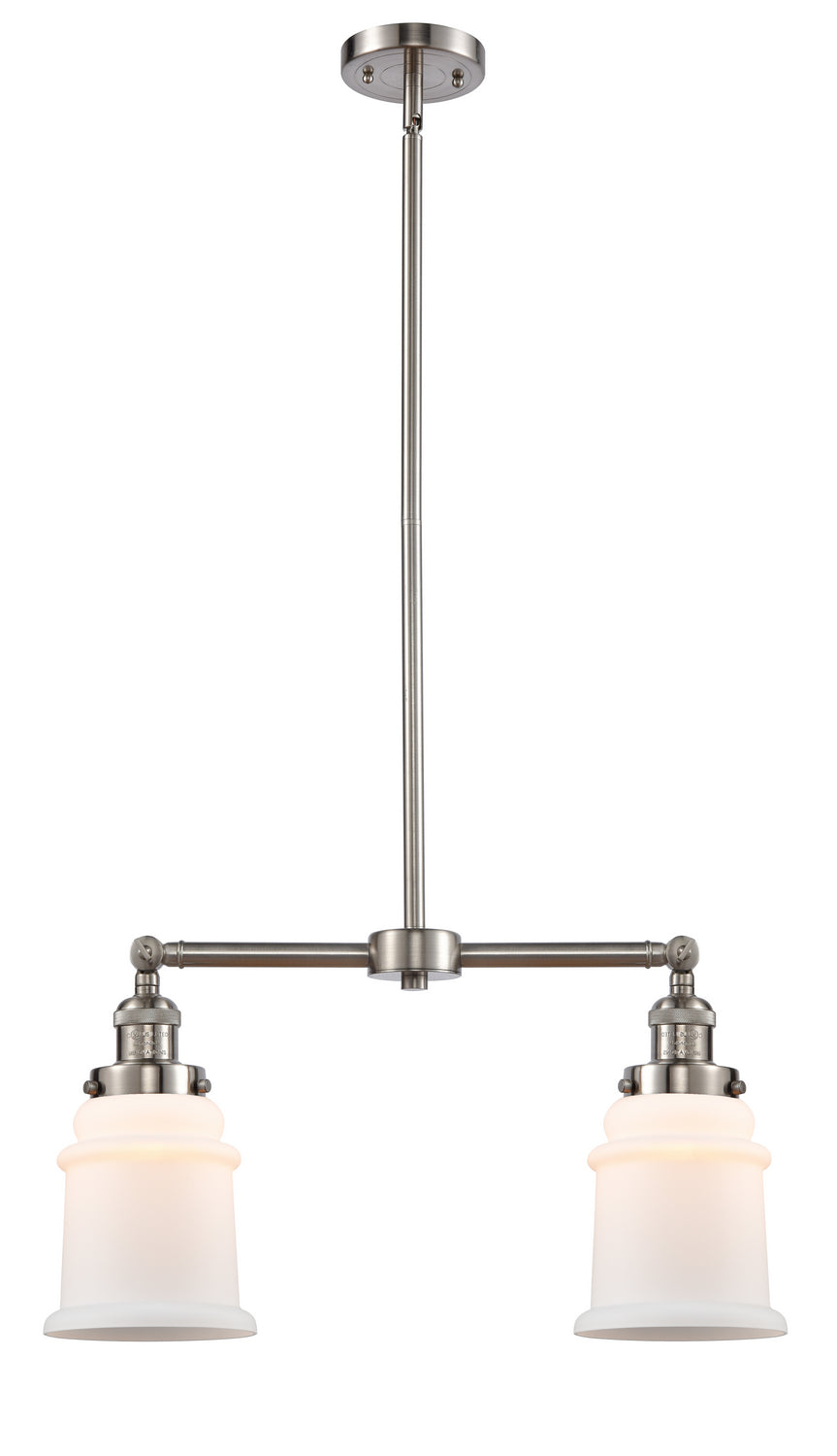 Innovations - 209-SN-G181 - Two Light Island Pendant - Franklin Restoration - Brushed Satin Nickel