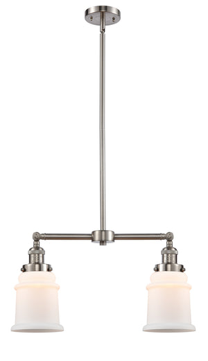 Innovations - 209-SN-G181 - Two Light Island Pendant - Franklin Restoration - Brushed Satin Nickel