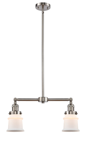 Innovations - 209-SN-G181S - Two Light Island Pendant - Franklin Restoration - Brushed Satin Nickel