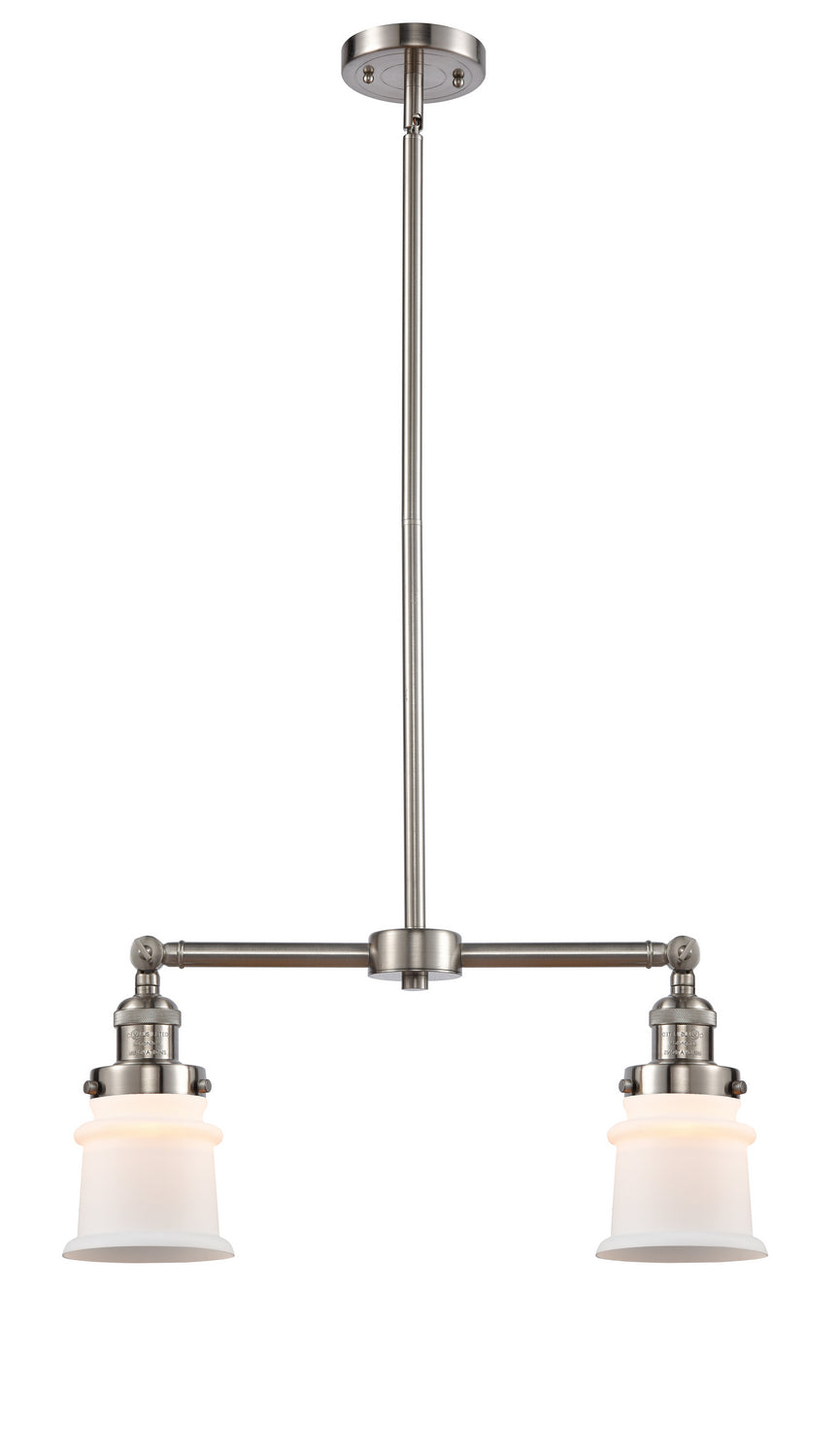 Innovations - 209-SN-G181S - Two Light Island Pendant - Franklin Restoration - Brushed Satin Nickel