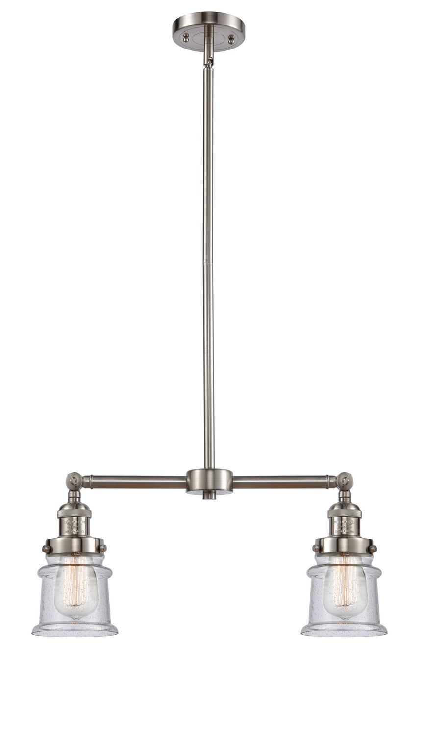 Innovations - 209-SN-G184S - Two Light Island Pendant - Franklin Restoration - Brushed Satin Nickel